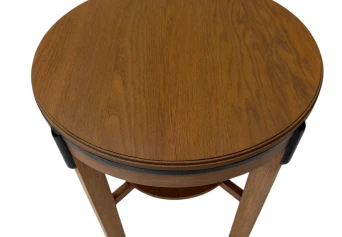 Art Deco Amsterdamse School Round Side Table, 1920s